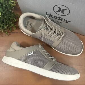 Hurley Men's Gray Shoreline Casual Slip On Sneakers Size 8